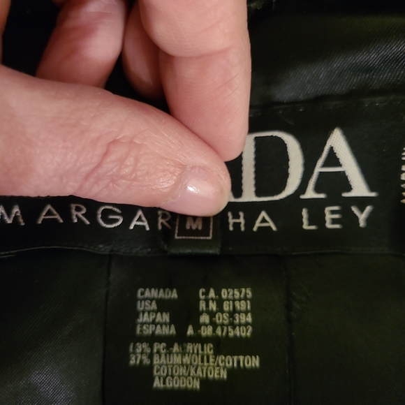 Escada Black and Silver Disco Coat - Picture 7 of 9